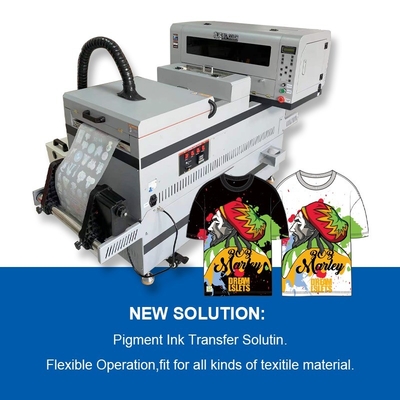 Stampa a getto d'inchiostro DTF A3 34 cm Dimensione di stampa con polvere e shaker doppio XP600