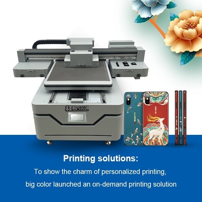 Stampa UV 9060 A1 di medie dimensioni Stampa digitale di abbigliamento a piatta tela con modello di stampa rotativa
