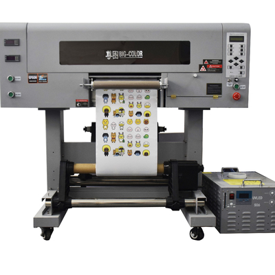 Stampante DTF multicolore UV di dimensioni A3 con effetto 3D e stampa di adesivi UV a 5 mq/h