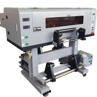 Stampante adesivo UV ad alta produttività con 3 teste di stampa TX800 e rulli UV da 30 cm