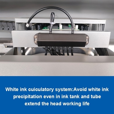 Stampante adesivo UV ad alta produttività con 3 teste di stampa TX800 e rulli UV da 30 cm