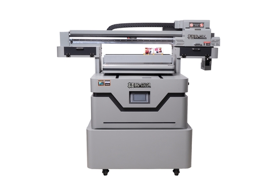 Stampa bottiglia a piatto UV rotativa a colori grandi A1 dimensione 9060 con vernice bianca CMYK
