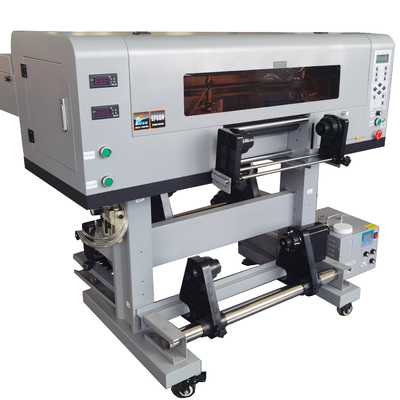 203.5*107.5*66.5cm EPS UV DTF Stampante con adesivo UV Gold Silver 60cm Roll Machine