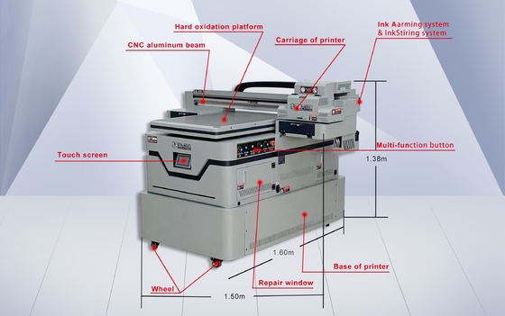 Stampa UV a LED ZT-6090 Stampa digitale automatica per penna a vernice in rilievo